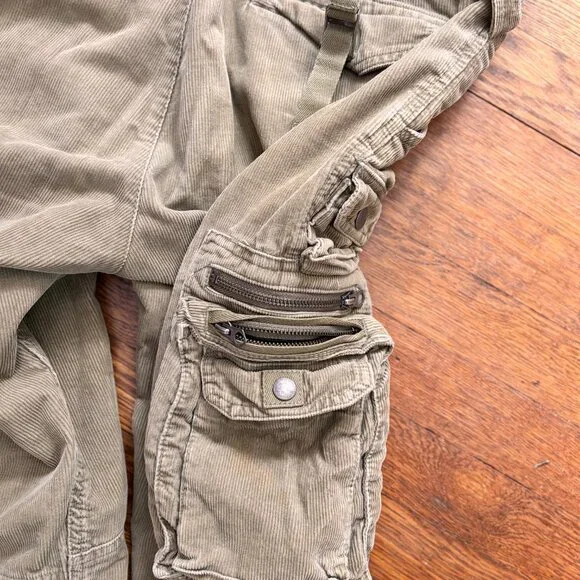 Mint Condition Polo Ralph Lauren Corduroy Utility Military Field Pants 35 / 30